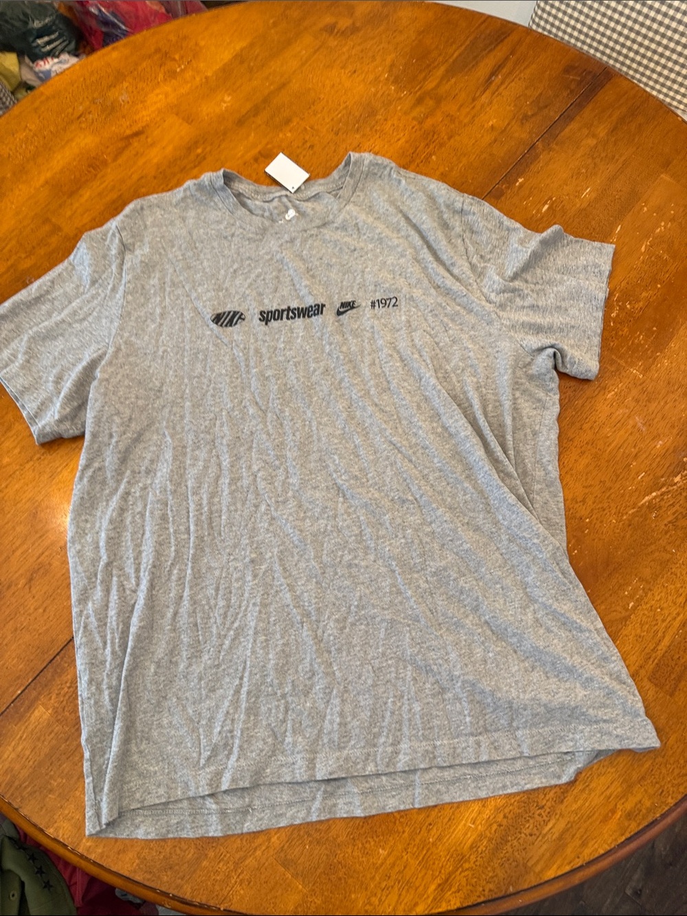 Nike Gray Sportswear Graphic Short Sleeve Tee xxl